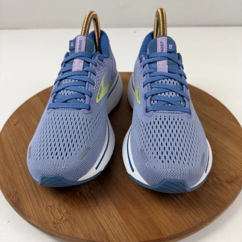 Brooks Ghost 14 Women's Purple Athletic Shoes - Picture 2 of 10